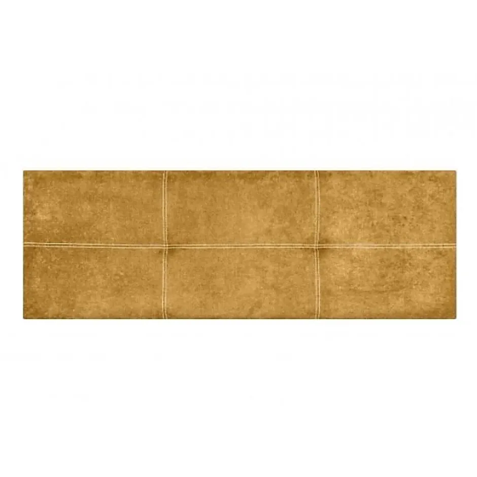Eccox Tête de lit Dalia en tissu Nid Jaune 190 New