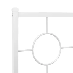 Vidaxl Tête de lit de remplacement métal blanc 180 cm