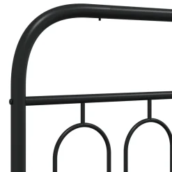 Vidaxl Tête de lit de remplacement métal noir 183 cm Online