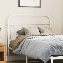 Vidaxl Tête de lit de remplacement métal blanc 100 cm Sale