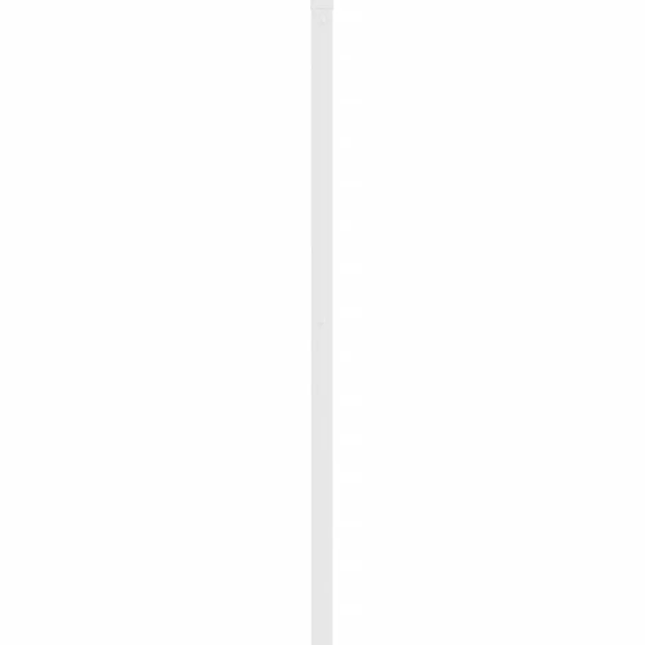 Vidaxl Tête de lit de remplacement métal blanc 135 cm