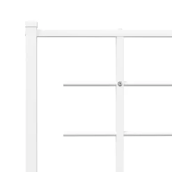 Vidaxl Tête de lit de remplacement métal blanc 193 cm Clearance