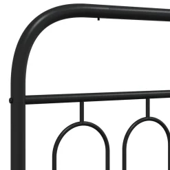 Vidaxl Tête de lit de remplacement métal noir 90 cm Online