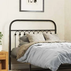 Vidaxl Tête de lit de remplacement métal noir 100 cm Outlet