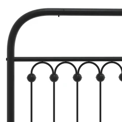 Vidaxl Tête de lit de remplacement métal noir 100 cm Outlet