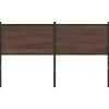 Vidaxl Tête de lit de remplacement chêne marron 150 cm bois d'ingénierie et acier Best