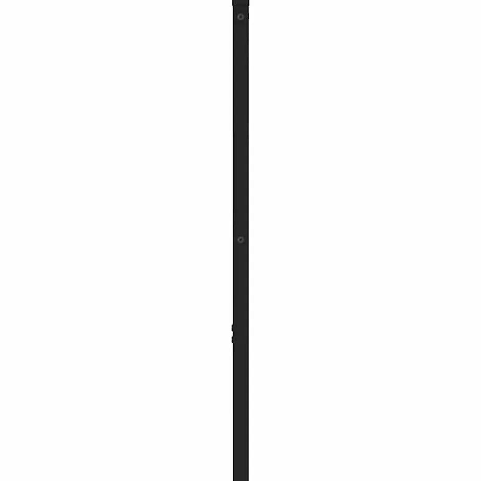Vidaxl Tête de lit de remplacement chêne marron 200 cm acier et bois d'ingénierie