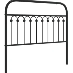 Vidaxl Tête de lit de remplacement métal noir 107 cm Clearance