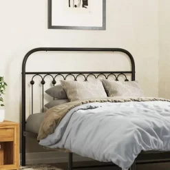 Vidaxl Tête de lit de remplacement métal noir 107 cm Clearance