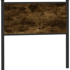 Vidaxl Tête de lit de remplacement chêne fumé 75 cm bois d'ingénierie et acier
