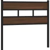 Vidaxl Tête de lit de remplacement chêne marron 75 cm acier et bois d'ingénierie Online