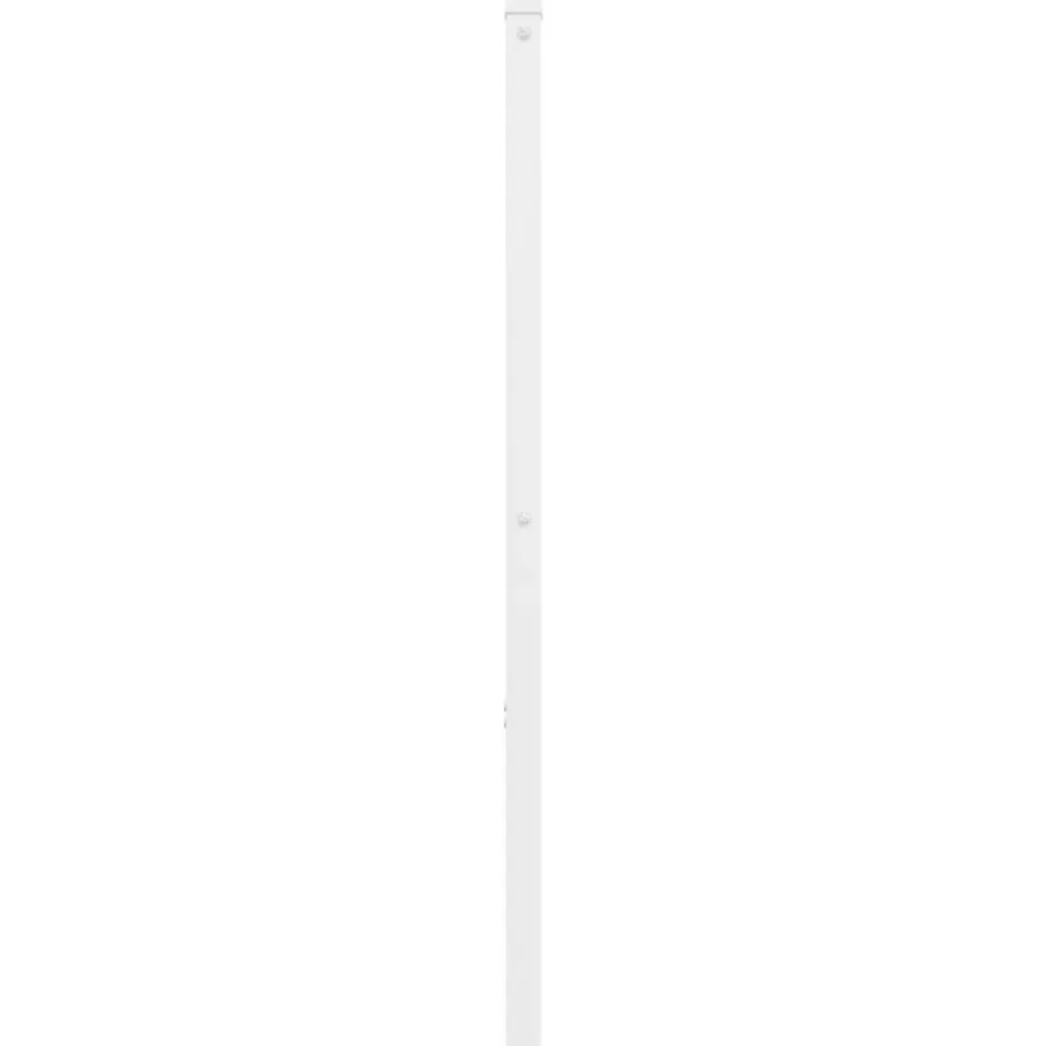 Vidaxl Tête de lit de remplacement métal blanc 120 cm