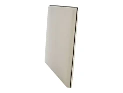 Vente-unique Tête de lit déhoussable 150 cm - Coton et lin - Beige et noir - CHESMA Outlet