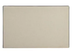 Vente-unique Tête de lit déhoussable 150 cm - Coton et lin - Beige et noir - CHESMA Outlet