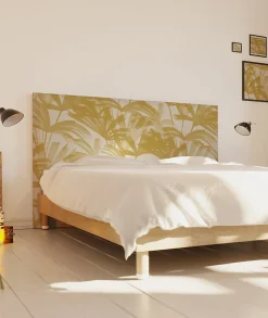 Bellecour Tête de lit déhoussable Anni 140x110 cm Coloris Jaune