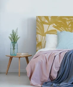 Bellecour Tête de lit déhoussable Anni 160x110 cm Coloris Jaune