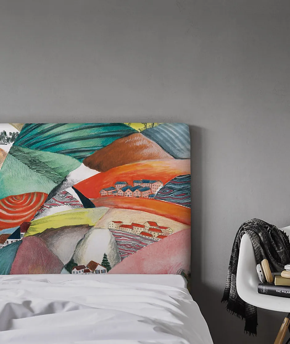 Bellecour Tête de lit déhoussable Arlequin 160x110 cm