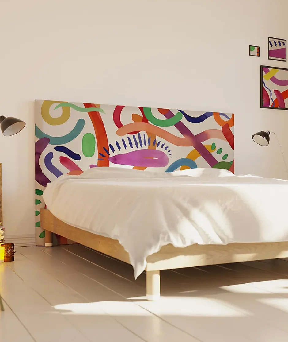 Bellecour Tête de lit déhoussable Floating Colors 160x110 cm Online