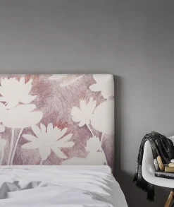 Bellecour Tête de lit déhoussable Haku 160x110 cm Coloris Rose pâle