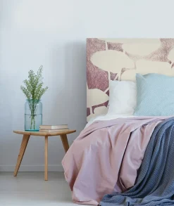 Bellecour Tête de lit déhoussable Haku 160x110 cm Coloris Rose pâle
