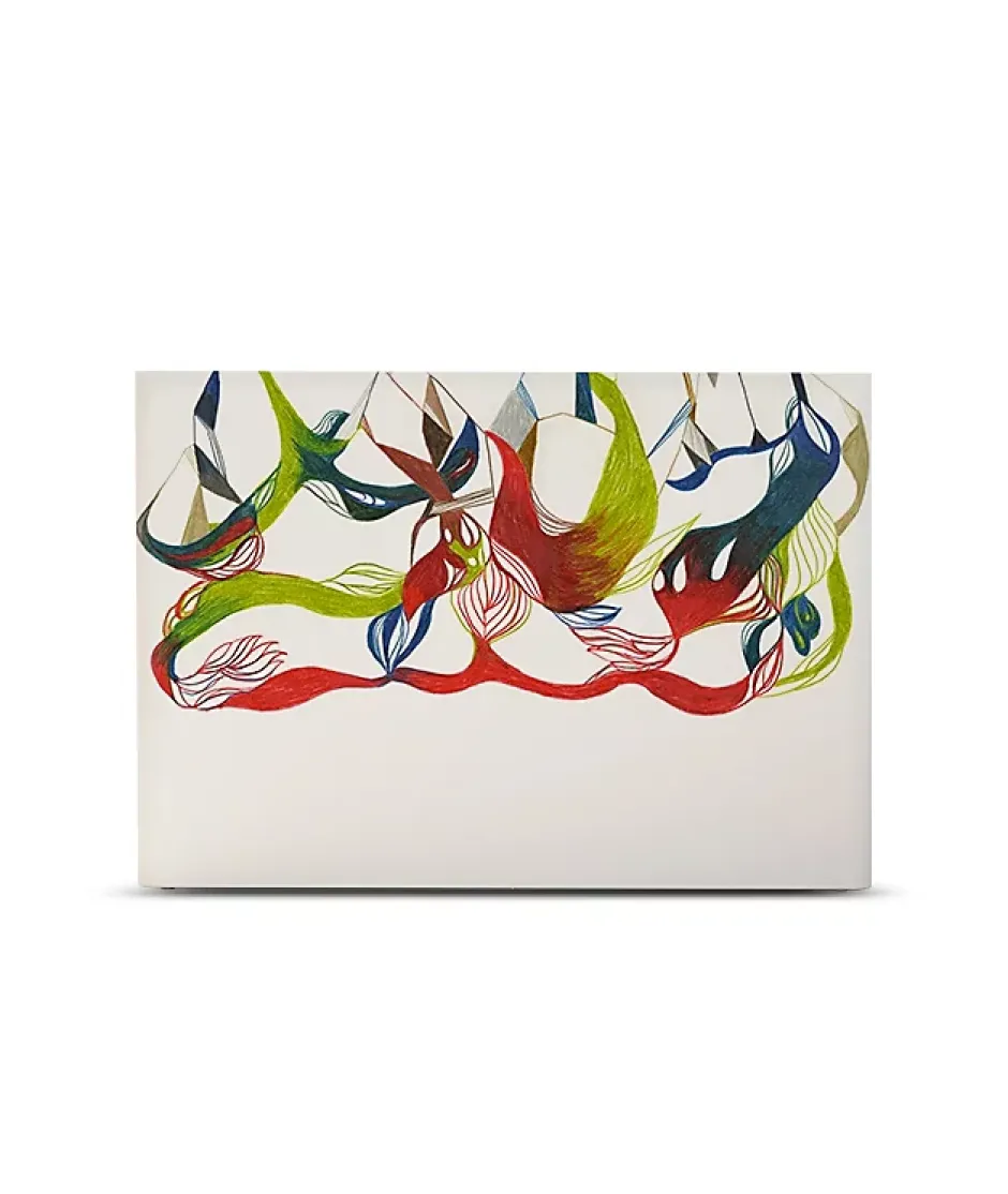 Bellecour Tête de lit déhoussable Ornement Floral 160x110 cm New
