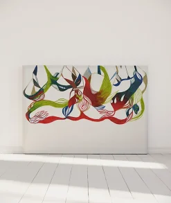 Bellecour Tête de lit déhoussable Ornement Floral 160x110 cm New