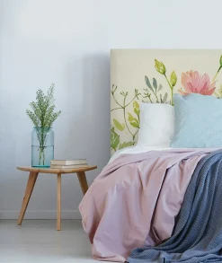 Bellecour Tête de lit déhoussable Roseraie 140x110 cm
