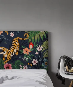 Bellecour Tête de lit déhoussable Tigris Fortis 160x110 cm