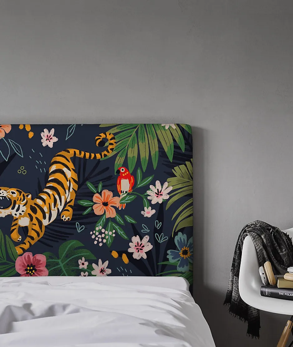 Bellecour Tête de lit déhoussable Tigris Fortis 160x110 cm