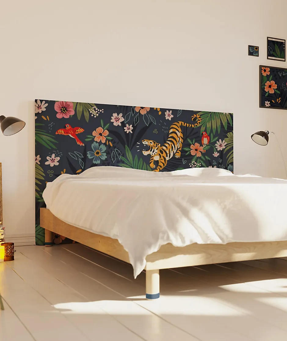 Bellecour Tête de lit déhoussable Tigris Fortis 140x110 cm