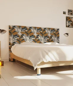 Bellecour Tête de lit déhoussable Toni 160x110 cm Coloris Bleu