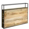 Made In Meubles Tête de lit en bois de manguier 160 cm Armelle