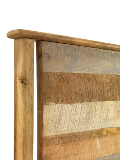 Geese Home Tête de lit en bois de manguier massif 110x120 cm New