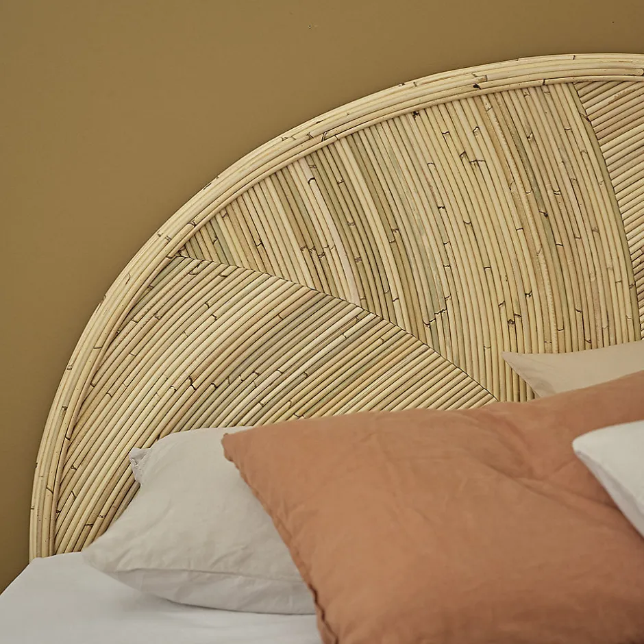 Bois Dessus Bois Dessous Tête de lit en canne de rotin 160 cm