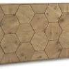 Geese Home Tête de lit en frêne coloris naturel 110x60 cm