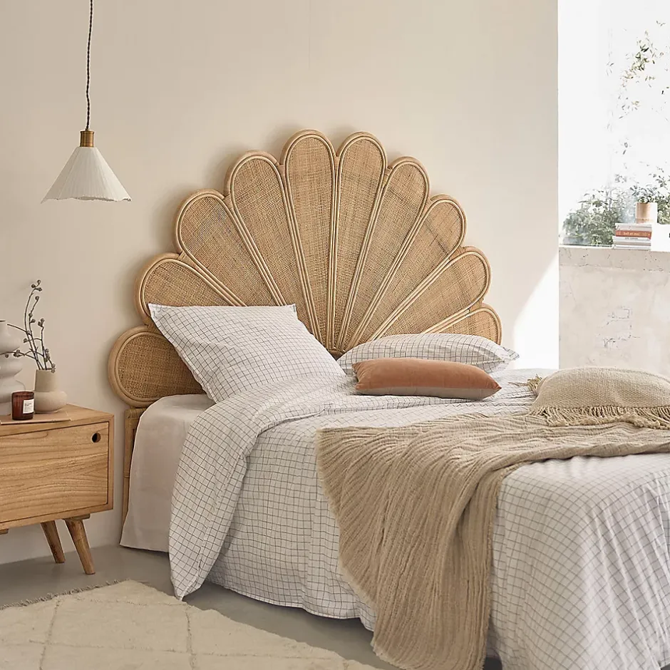 Bois Dessus Bois Dessous Tête de lit en rotin et cannage 180 cm