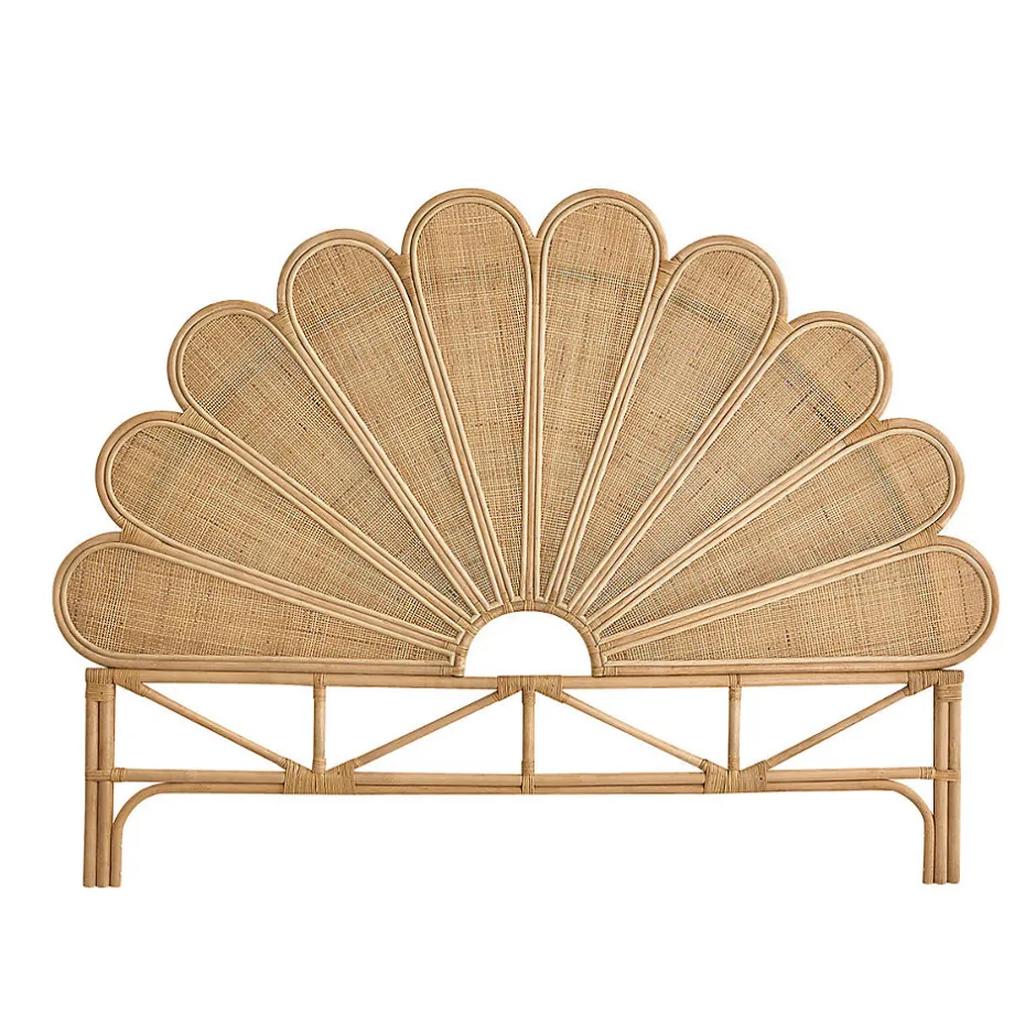 Bois Dessus Bois Dessous Tête de lit en rotin et cannage 180 cm