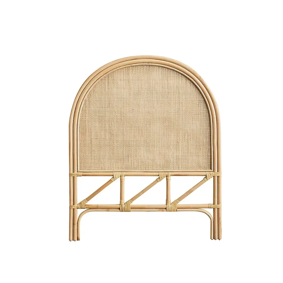 Bois Dessus Bois Dessous Tête de lit en rotin et cannage 90 cm Outlet