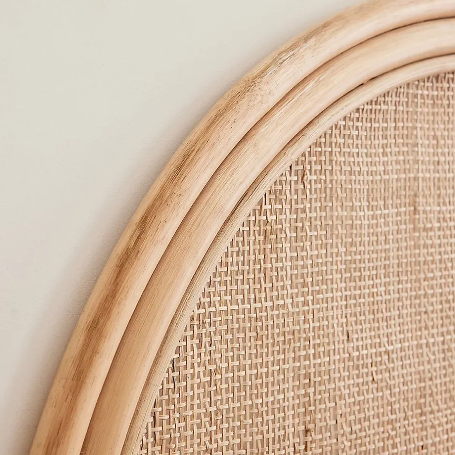 Bois Dessus Bois Dessous Tête de lit en rotin et cannage 90 cm Outlet