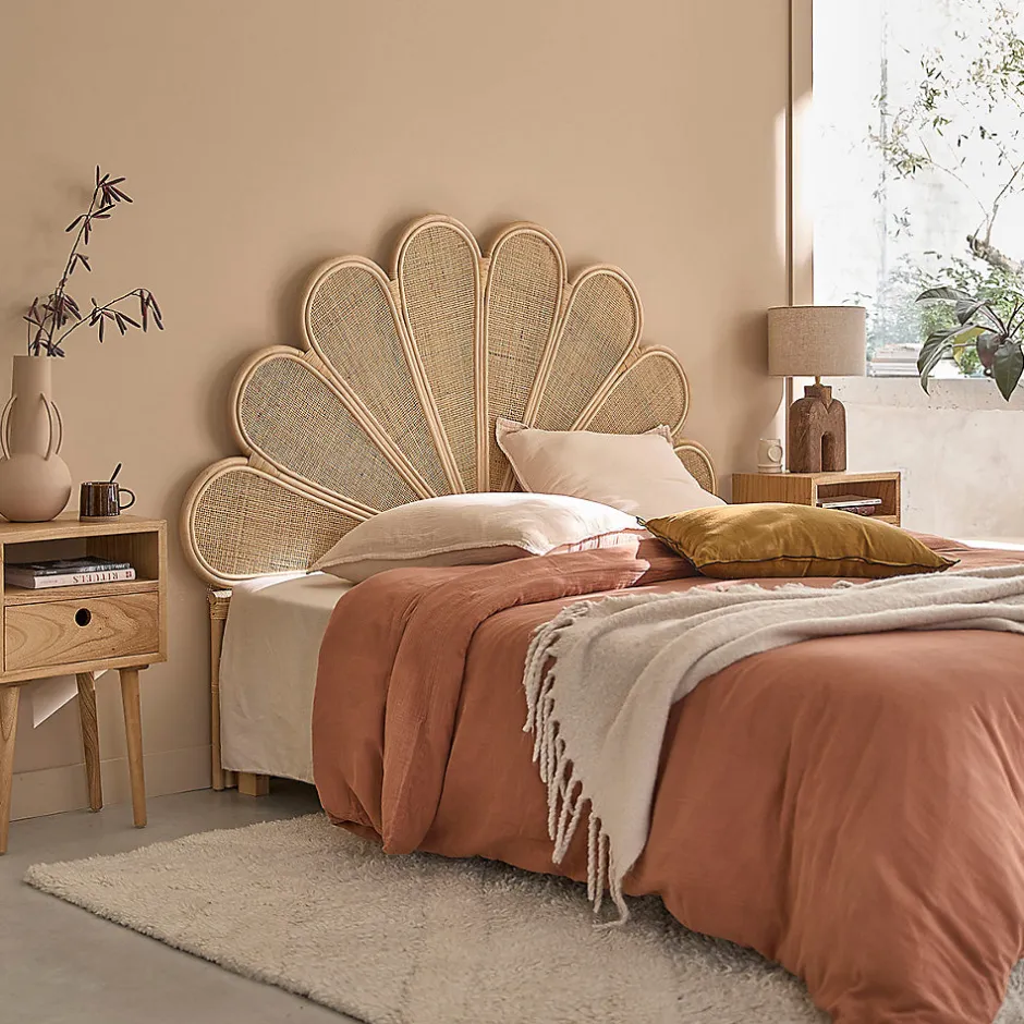 Bois Dessus Bois Dessous Tête de lit en rotin et cannage 160 cm