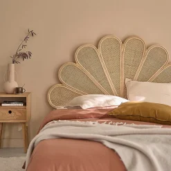 Bois Dessus Bois Dessous Tête de lit en rotin et cannage 160 cm