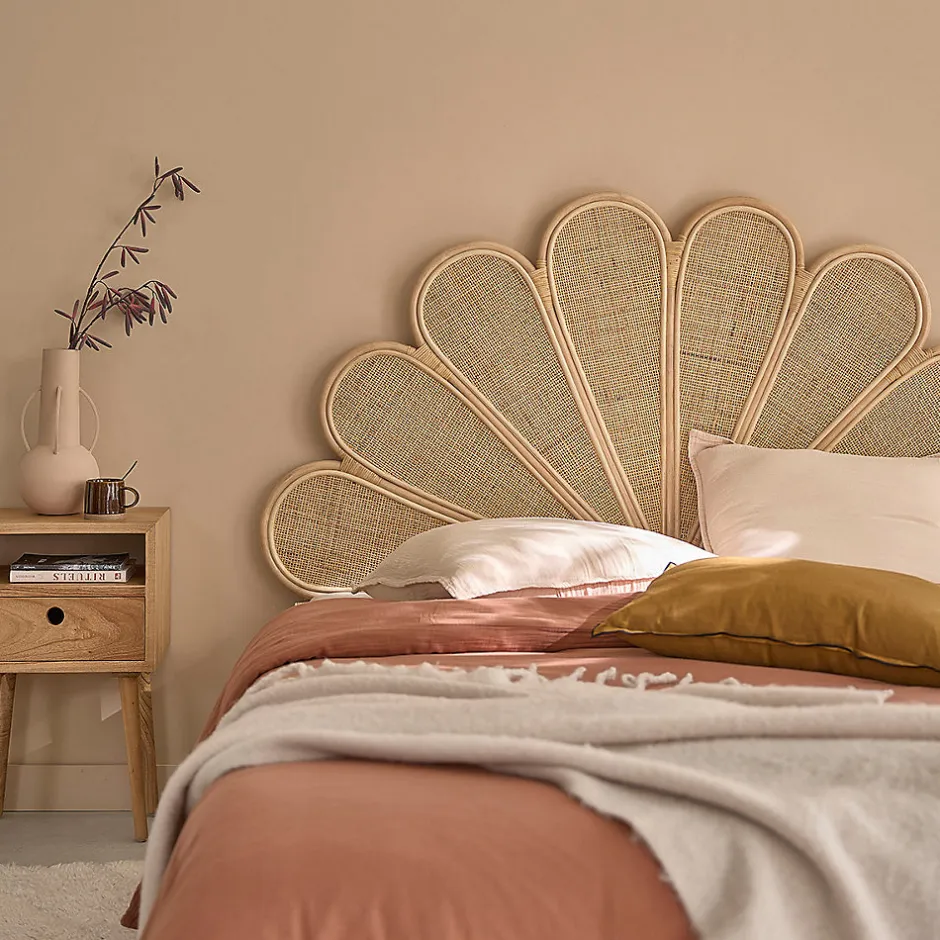 Bois Dessus Bois Dessous Tête de lit en rotin et cannage 160 cm