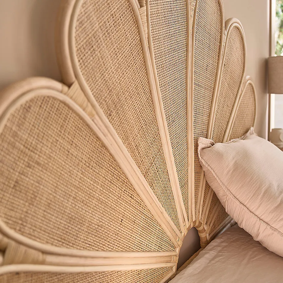 Bois Dessus Bois Dessous Tête de lit en rotin et cannage 160 cm