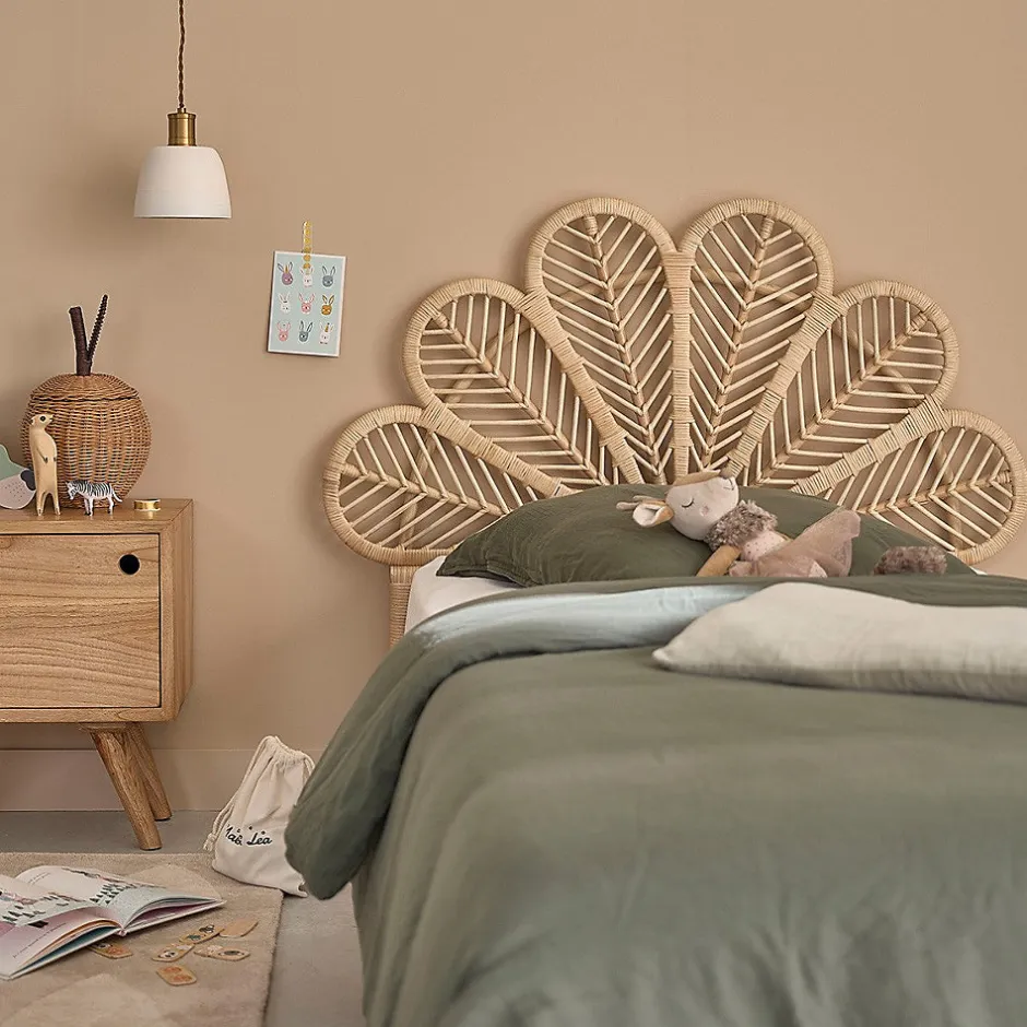 Berah Getah Tête de lit en rotin naturel 90 cm