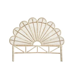 Berah Getah Tête de lit en rotin naturel 140 cm Clearance