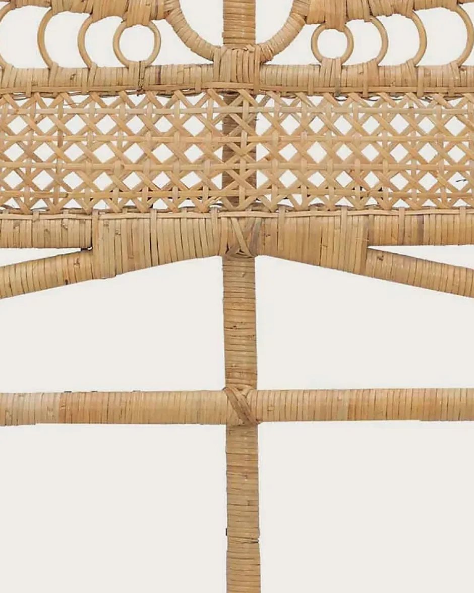 Uniqka Tête de lit en rotin tressé - New
