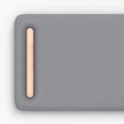 Rendez-Vous Déco Tête de lit en tissu gris 140 cm - Katia Best