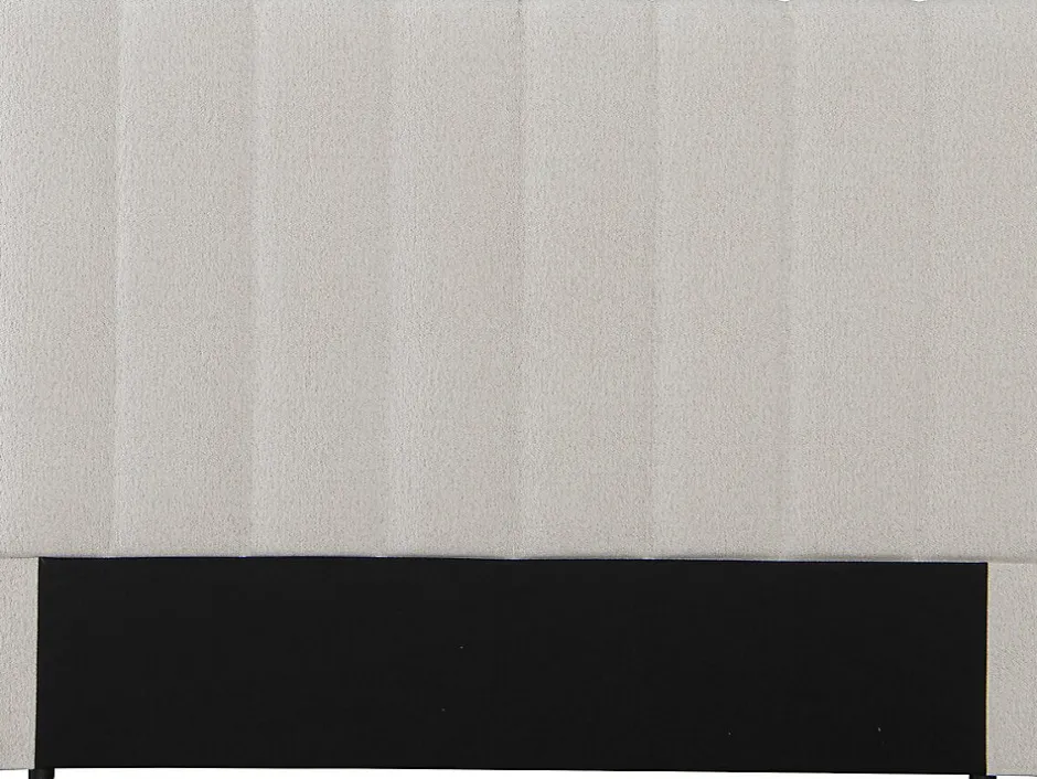 Habitat Et Jardin Tête de lit en tissu texturé "Val Thorens" Beige 160 cm