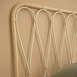 Berah Getah Tête de lit enfant en rotin 90 cm
