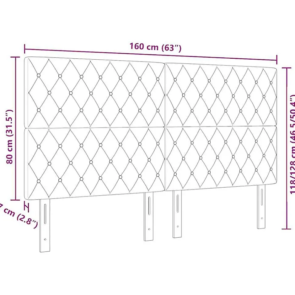 Vidaxl Tête de lit Gris clair 160 cm Velours Sale